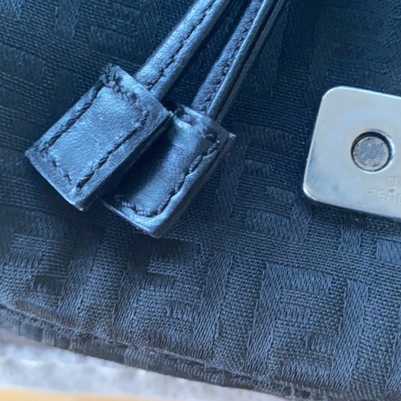 Fendi small zucchino canvas drawstring baguette - Picture 16 of 16